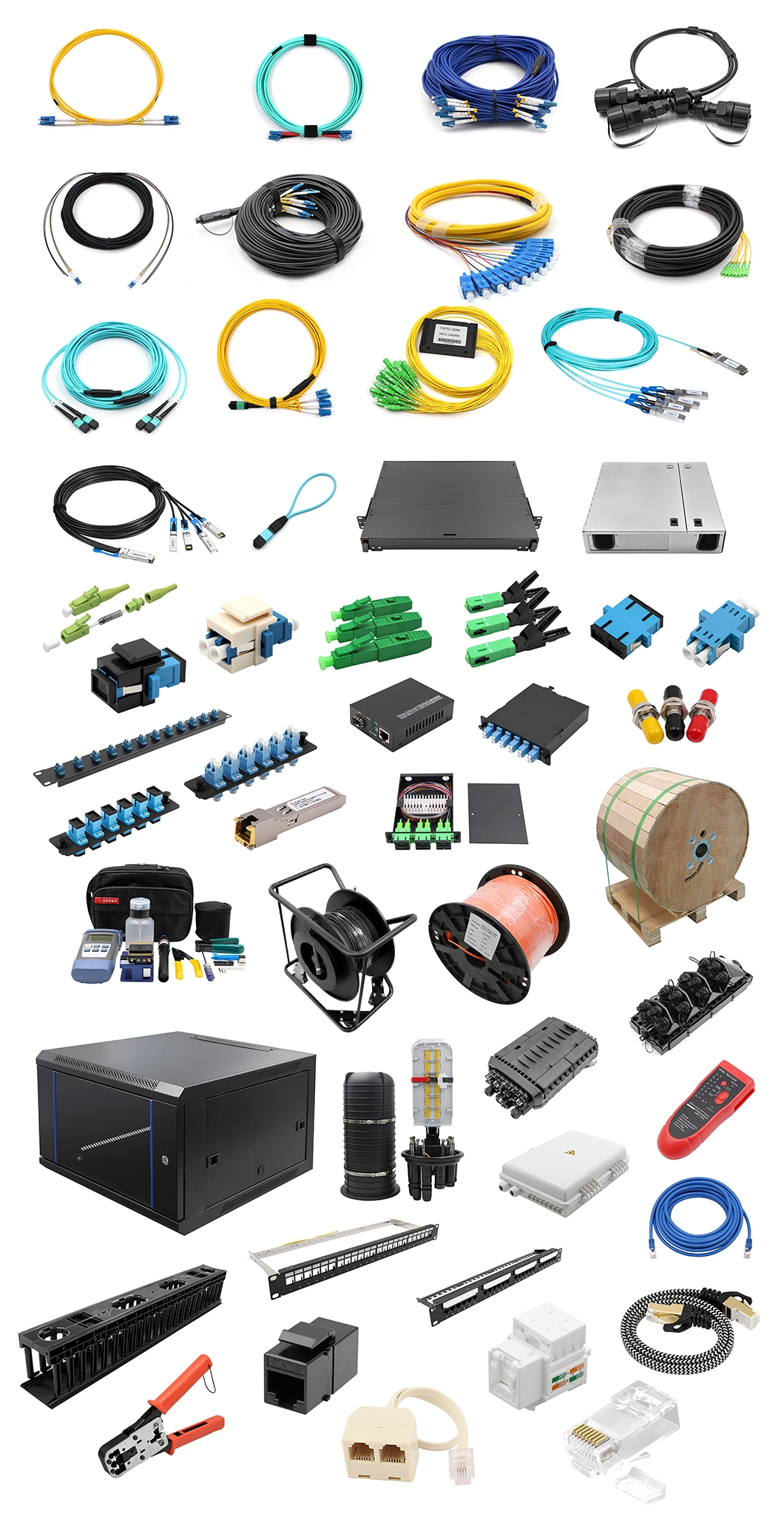 CAT.6 RJ45 8P8C Modular Plug Unshielded (UTP) Network Connectors 2 Pieces Kit