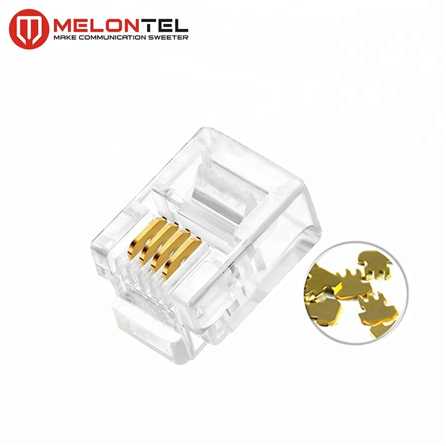 Rj11 Cat. 3 6p4c 6p2c 4p4c Telephone Modular Plug