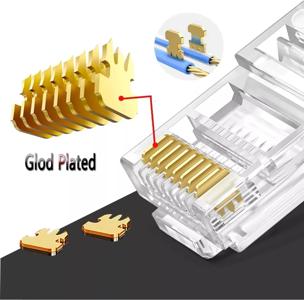 CAT6A Cat7 Cat8 Bc CCA FTP STP Network SFTP UTP CAT6 Patch Cord LAN Ethernet Internet Poe Gaming