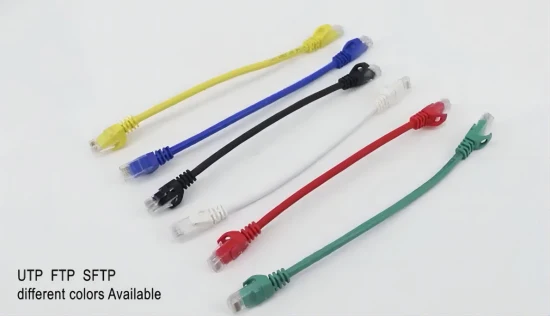 工場出荷時の価格 CAT6A RJ45 FTP ネットワーク パッチ ケーブル (10Gbps データ通信用)