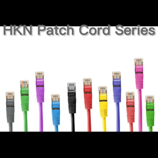 Cat5 CAT6 Cat7 UTP FTP RJ45 パッチ ケーブル 4 ペア工場供給