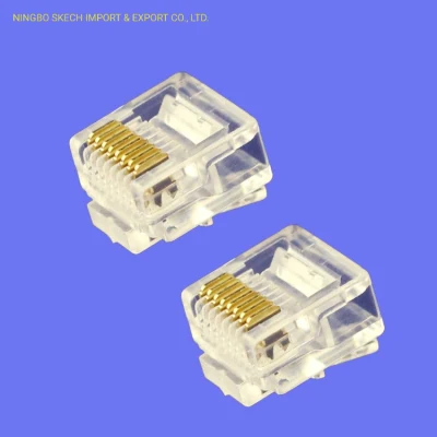 RJ45 Cat5e 8p8c ショートボディ UTP ネットワーク モジュラー コネクタ プラグ