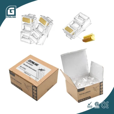 Gcabling CAT6 CAT6A UTP RJ45 8p8c イーサネットモジュラー Uhshield Cat5e CAT6 CAT6A RJ45 ネットワーク コネクタ