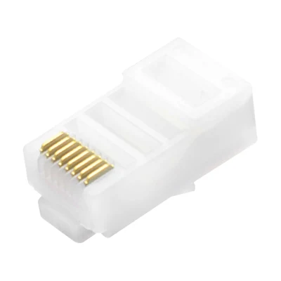 CAT.5E RJ45 8P8C ネットワーク コネクタ、シールドなしモジュラー プラグ (UTP) プレミアム耐久性付き