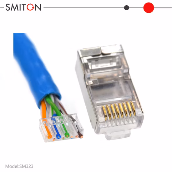 猫。  6 8p8c モジュラープラグ (インサート付き)