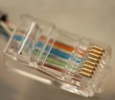 8p8c Cat5e UTP モジュラー RJ45 コネクタ