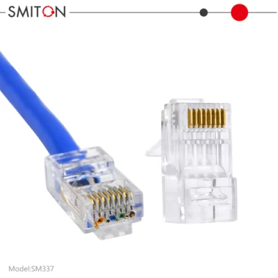 CAT6Aパススルーコネクタ、8p8cコネクタ、モジュラーコネクタ