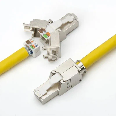 カタログ番号 RJ45 コネクタ 6A ツールフリーモジュラープラグ FTP 8p8c